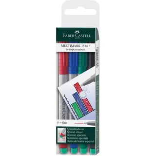 Faber-Castell Multimark non-permanent F, 4er Set