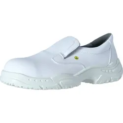 Sicherheitshalbschuhe S2 "SLIPPER LOW" ESD WHITE - 40 - Weiß