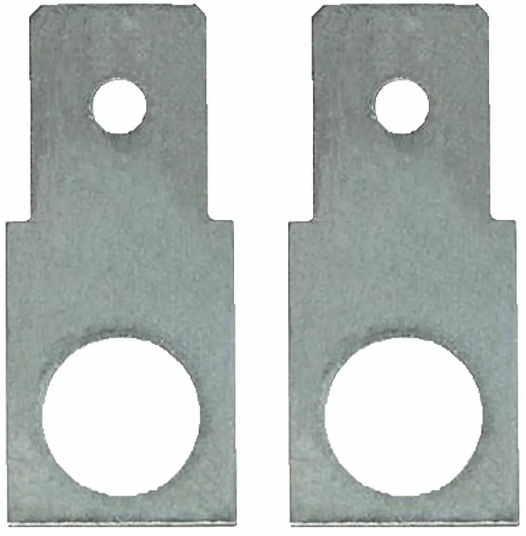 Adapter M5 auf Faston F2 Flachstecker 6,3mm gerade (1 Paar)