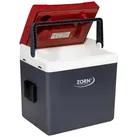 ZORN Cooler Z 26 LNE PX Akku-Kühlbox & Heizbox EEK: E (A - G) Thermoelektrisch 230 V, 12 V, 18V Weiß-Rot, Grau 25l max. 17°C