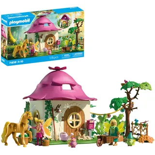 Playmobil Magic Unicorns Gemütliches Feenzuhause mit Goldeinhorn und Stall 71838