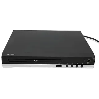 HD DVD Player, Kompaktes HDMI DVD Player Set mit Fernbedienung für Zuhause, DVD CD Player mit HDMI Anschluss, USB Anschluss für TV , Projektor, Karaoke Maschine