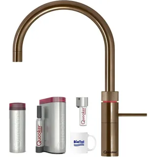 QUOOKER Wassersprudler Quooker Wasserhahn & PRO3 & CUBE Sprudelwasser & Quooker CUBE Filter, (5-tlg), mit BieTal Trinktasse