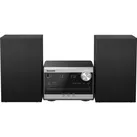 Panasonic SC-PM272 (Bluetooth, CD Player, 2x 10 W), Stereoanlage, Schwarz, Silber