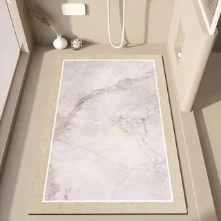 Pevfeciy Duschmatte rutschfest 80X100 cm Schnelltrocknend PVC-Luffa Badewannenmatte Badezimmerteppich mit Ablaufloch Duschvorleger für Badewanne und Nassbereiche