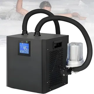 ExoticaBlend Kaltwasser-Kühlsystem, Eisbad-Kühlgerät mit Pumpe und Filter – Effizientes Kühlsystem zur sportlichen Regeneration – Einfache Installation für das Heim-Fitnessstudio