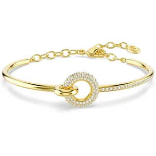 Swarovski Dextera Armreif Rundschliff Weiß Goldlegierungsschicht
