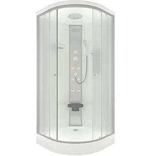 AcquaVapore Duschkabine Fertigdusche Dusche Komplettkabine D10-20M0 100x100 cm ohne 2K Scheiben Versiegelung