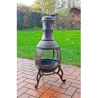 gartenhero Terrassenofen Terrassenkamin Feuerkorb Gartenkamin Terrassenfeuer
