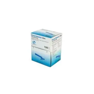 Einmal-Rasierer Blau | 100 Stück | Mit Klingenschutz, rostfrei, hygienisch 2 Klingen