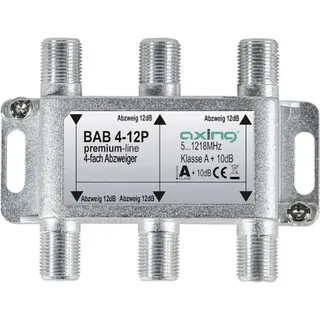 Axing BAB 4-12P Kabel-TV Abzweiger 4-fach 5 - 1218 MHz