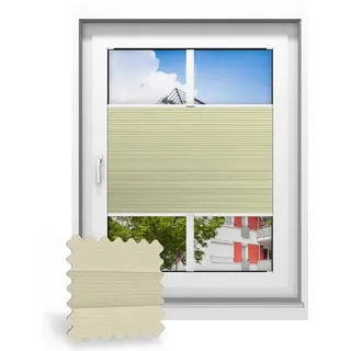 Wabenplissee nach Maß, Sand 706030, 50 x 65 cm, Wabenplissees individuell maßangefertigt