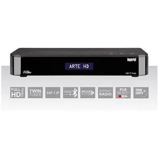 Imperial HD 7i Twin (DVB-S2), TV Receiver, Schwarz
