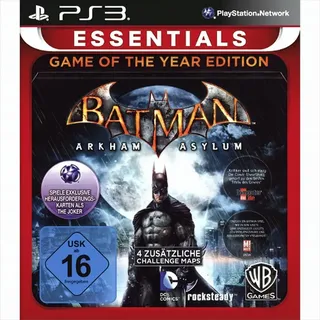 Warner Batman: Arkham Asylum - Game of the Year Edition (Essentials) (PS3)