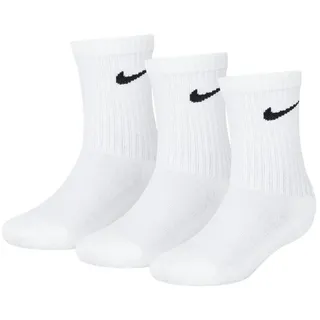 Nike Sportswear Socken NHN NIKE BASIC PACK CREW 3PK (3-Paar) für Kinder, Alltag, mit Elasthan, pflegeleicht weiß 27/34,5 (7)