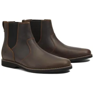 Timberland Herren Woodhull Chelsea Basic Stiefel, Dark Brown Full Grain, 46 EU