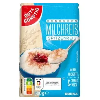 Gut und günstig Rundkorn Milchreis 500 g