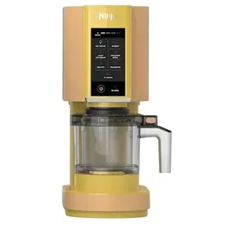 Ninja CREAMi Eismaschine & Dessertmaschine mit 2 Behältern, 7 Programmen, Herstellung von Eis, Gelato, Sorbet, Smoothie-Bowls, Milchshakes und mehr, 1,4L Eiscreme Kapazität, Orange Mango NC302EUAO