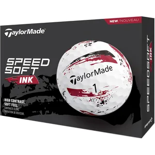TaylorMade SpeedSoft Ink RED GLB dz
