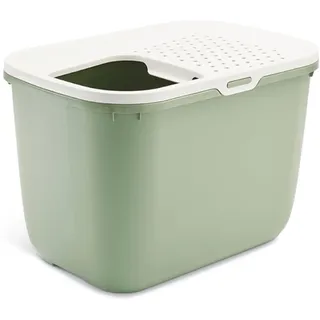 Savic Nobby Katzentoilette Hop In botanik grün 58,5 x 39 x 39,5 cm