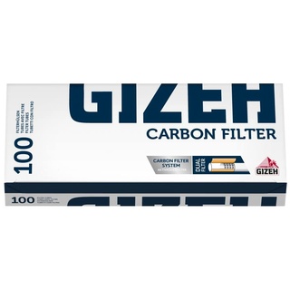 GIZEH Raucherbedarf GmbH 500 (5x100) GIZEH Carbon Filter (Hülsen, Filterhülsen, Zigarettenhülsen)