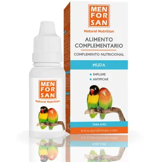 MENFORSAN Ergänzungsfutter für Häutung von Vögeln | zur Stärkung des Federwachstums | 30 ml
