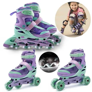 Sarcia.eu Rollschuhe DISNEY Frozen 3-in-1 ROLLSCHUHE für Mädchen, LED-Räder, 34-37 EU