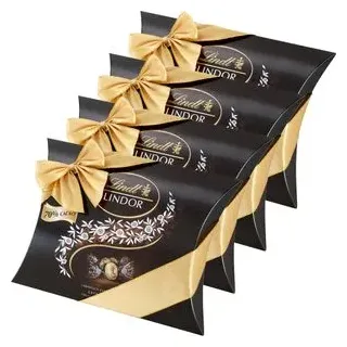 Lindt Pralinen Lindor Extra Dark 70% Kissenpackung, 1288g (4x 322g), 104 Kugeln