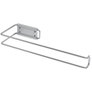 Metaltex PRATESI 255191 PORTAROTOLO CUCINA CM.30X10X3 EASY FIX MULTI-ROLL, Plastic, Silbermetallic