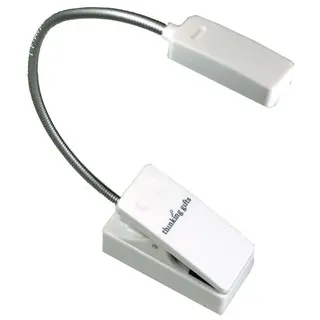 E-Booklight Weiß | LED Leselampe mit Clip für Bücher und E-Reader / Bookchair Vertrieb / Bei Hugendubel