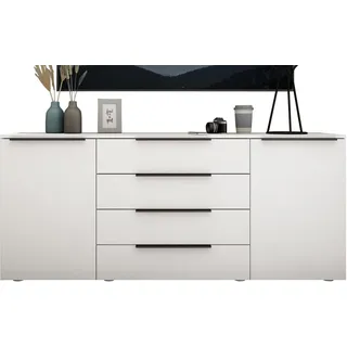borchardt Möbel Sideboard Tom, Breite 166 cm weiß