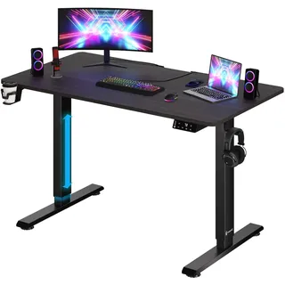 CASARIA Höhenverstellbarer Schreibtisch Braun