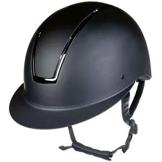HKM Lady Shield Reithelme 9170 Schwarz/Schwarz Glänzend M=55-57cm