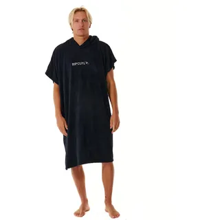 Rip Curl Brand Hooded Towel black/grey