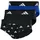 Active Flex Cotton Slip Schwarz/Blau XXL 3er Pack