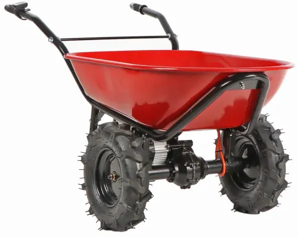 Geotech CAR 260T-100 - Akku-Schubkarre mit Traktorreifen - Akku 40V  6 Ah