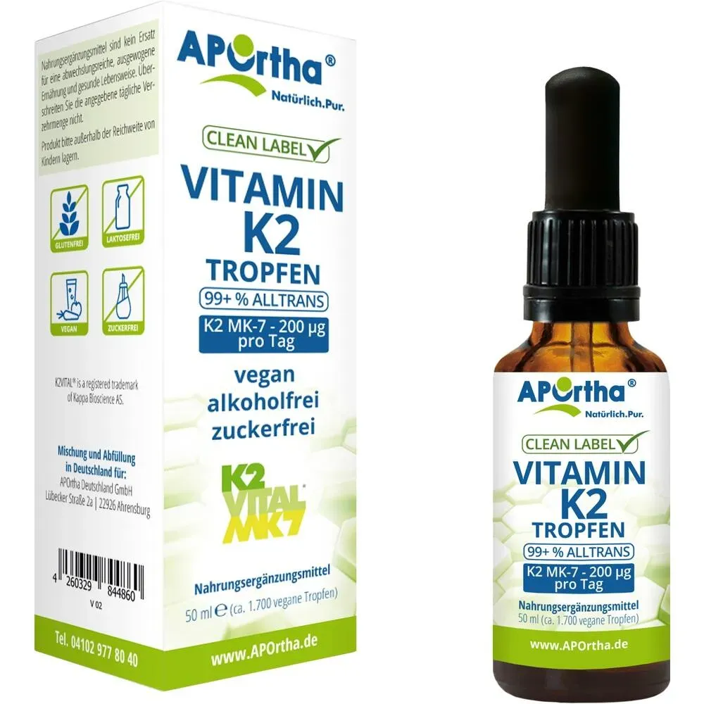 Vitamin K2 Mk-7 Tropfen K2Vital 200Ug 50 ML