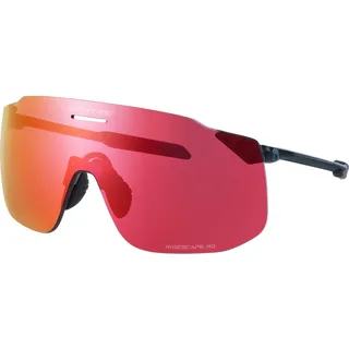 Shimano Shimano, Damen, Sportbrille, Unisex Brille S-PHYRE SL Off-Road - (Black Sapphire, ridescape or), Schwarz