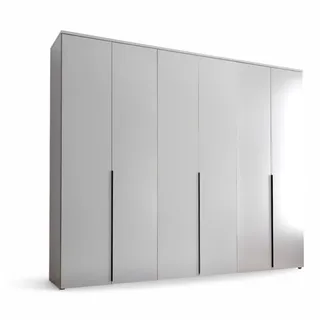 Stella Trading Drehtürenschrank 6-türig 270 x 225 x 52 cm Weiß