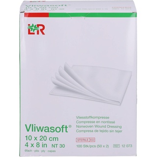 Avitamed GmbH Vliwasoft Vlieskompressen 10x20 Cm Steril 6l.