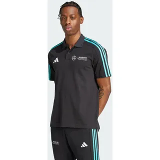 adidas Herren, POLO MERCEDES - AMG PETRONAS FORMULA, BLACK/WHITE, M
