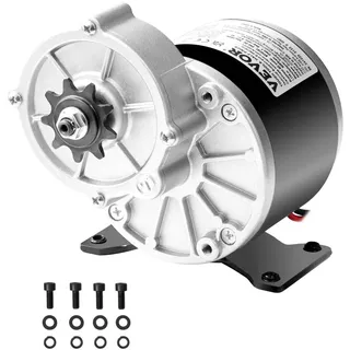 Vevor 350W Elektrischer Gleichstrommotor, 24V 3000U/min Motor E-Bike, Dirt Bike