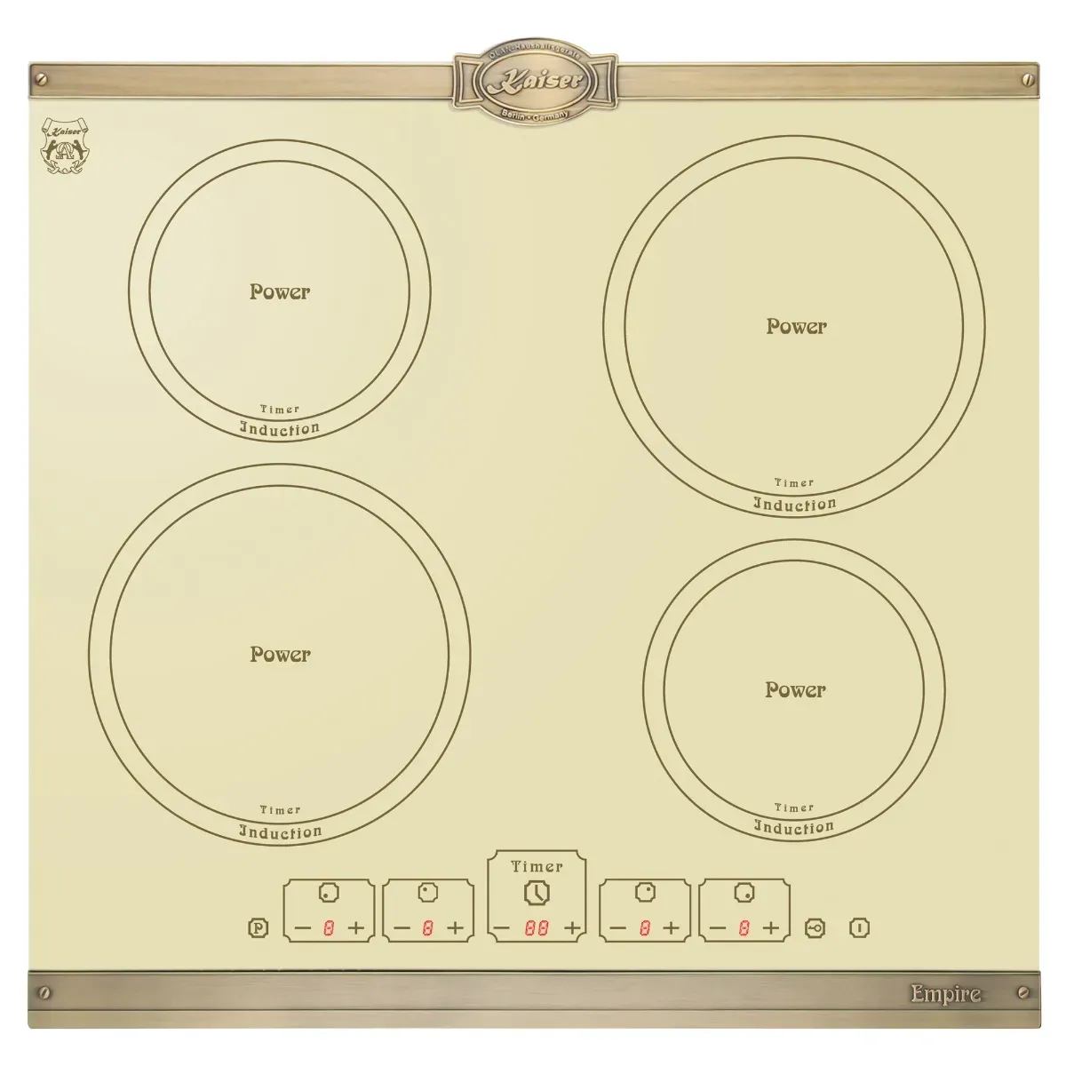 Kaiser Empire KCT 6195 IElfEm Induktionskochfeld 60cm Autark Kochfeld 4xQickHeat Zonen