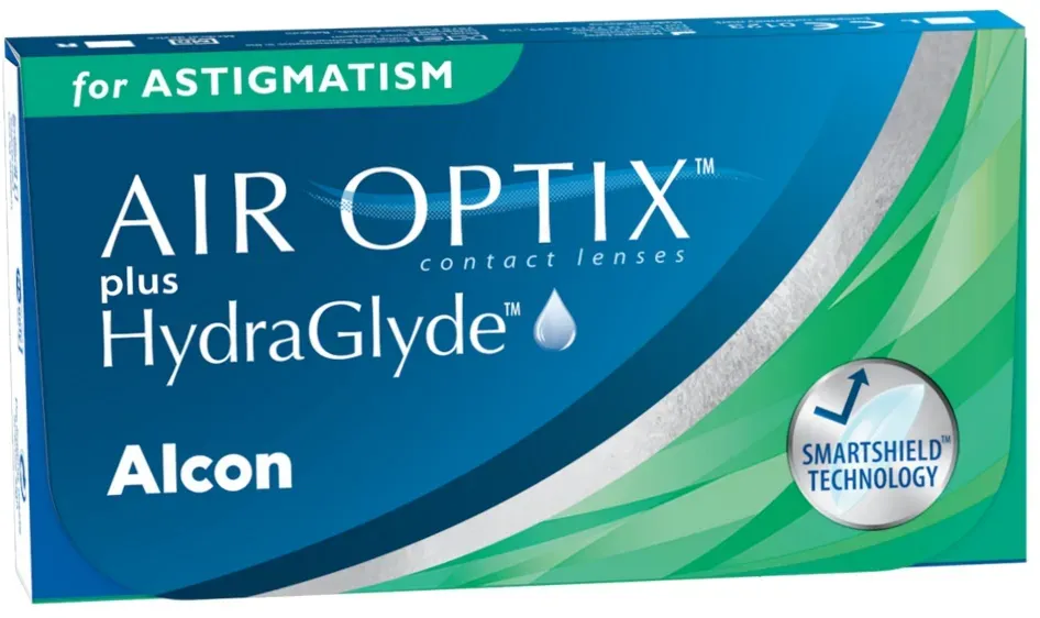 AIR OPTIX Plus Hydra Glyde for Astigmatism 3er torische Monatslinsen Alcon