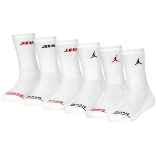 Jordan Jungen Legend Crew 6Pk Sokken, Black, 7/9 Jahre - 7-9 Jahre