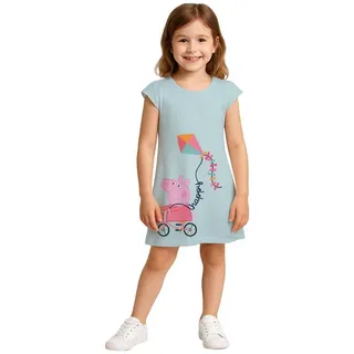 Peppa Wutz Kleid - Türkis - 98 - 104