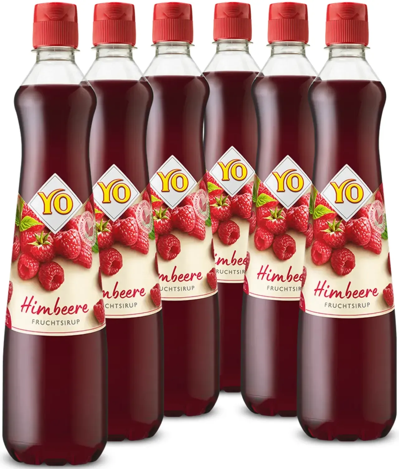 6 × YO Sirup Himbeere