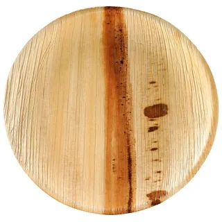 Wisefood Palmblatt Teller rund Ø 20 cm 25 St. Beige
