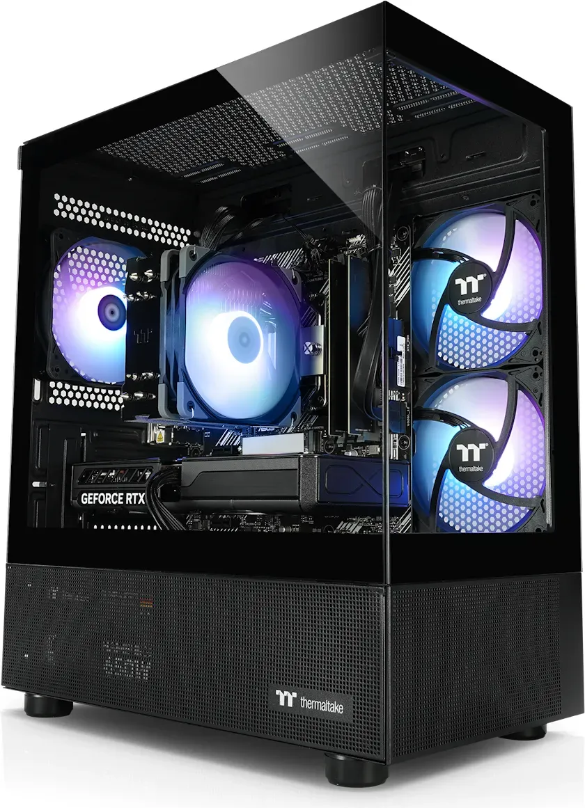 Thermaltake A-Line Air 5060 Gaming PC AMD Ryzen 7 5700X, 16GB RAM, 500GB SSD, GeForce RTX 5060 8GB GDDR7, Windows 11