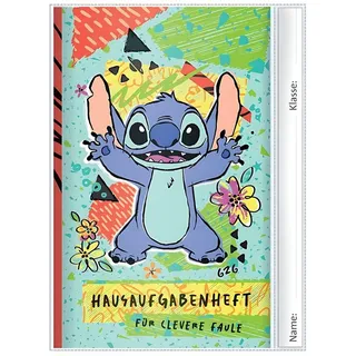 ROTH Hausaufgabenheft für clevere Faule Disney Stitch,